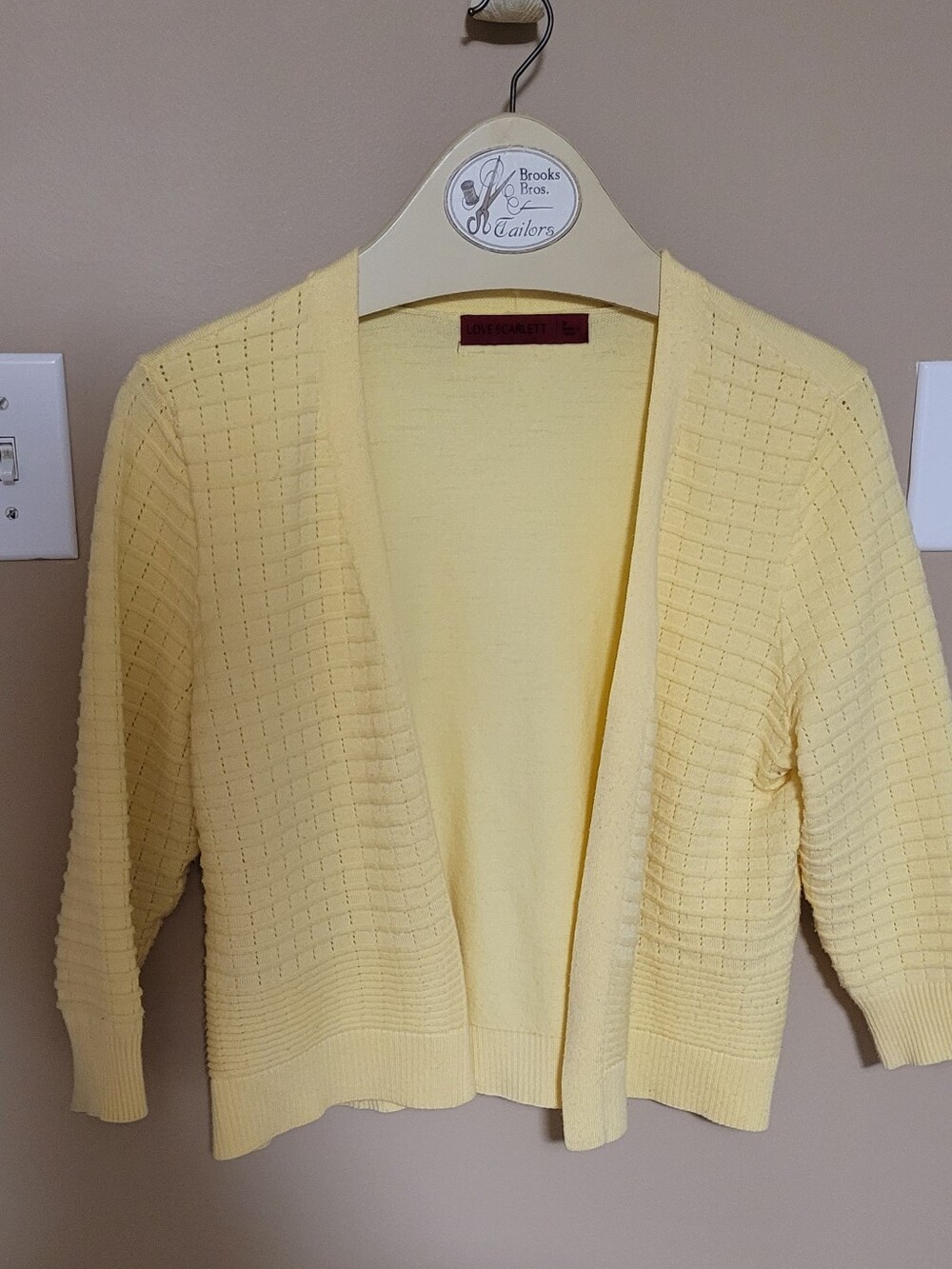 💚10 for $10💚 Bundle and save Light Yellow Open-Front Knit Cardigan